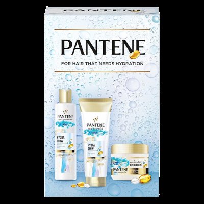 Pantene Pro-V Xmass sada Miracles Hydra Glow šampon, maska a kondicionér 3 ks