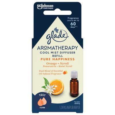 GLADE Aromatherapy Cool Mist Esenciální olej do aroma difuzéru Pure Happiness náplň 17.4 ml