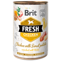 BRIT Konzerva Fresh Chicken with Sweet Potato 400 g