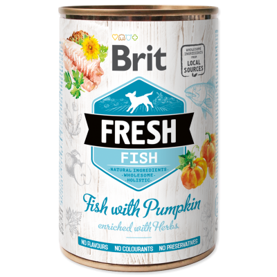 BRIT Konzerva Fresh Fish with Pumpkin 400 g