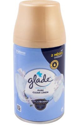 GLADE Pure Clean Linen, Automatický osvěžovač vzduchu - náhradní náplň 269 ml