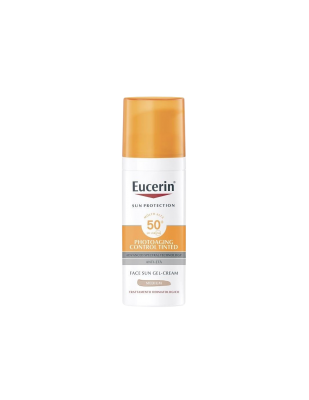 EUCERIN Photoaging Control Face Sun CC Creme LSF 50+ mittel 50 ml