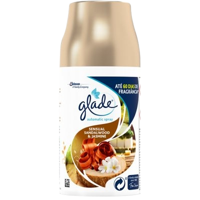 GLADE Sensual Sandalwood & Jasmine, Automatický osvěžovač - náhradní náplň 269 ml