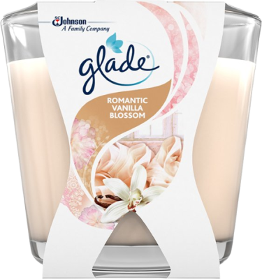GLADE svíčka vonná Decor romantic vanilla blossom 70 g