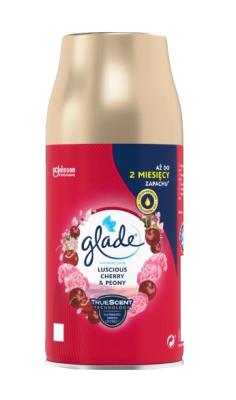 GLADE Luscious Cherry & Peony, Automatický osvěžovač vzduchu - náhradní náplň 269 ml