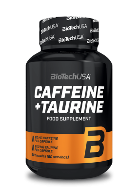 BIOTECH Caffeine & Taurine 60 kapsúl