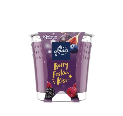 GLADE Berry Festive Kiss, Vonná svíčka 112 g