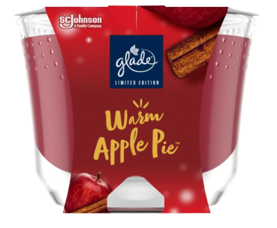 GLADE Warm Apple Pie, Vonná svíčka 129 g