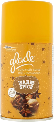 GLADE Warm Spice, Automatický osvěžovač vzduchu - náhradní náplň 269 ml