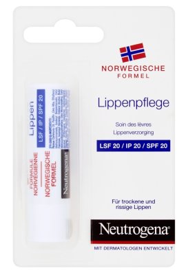 Neutrogena tyčinka na rty s blistrem SPF20 4,8 g