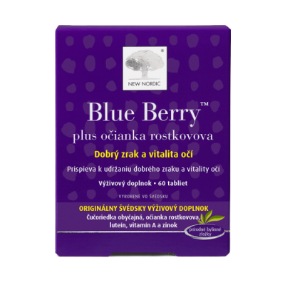 NEW NORDIC Blue Berry Eyebright Plus 60 tabliet
