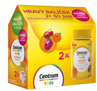 CENTRUM Kids Gummies Multifruit, Dárkové balení 2 x 60 tablety