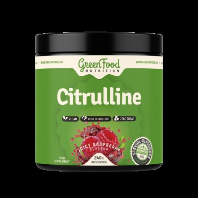 GREENFOOD NUTRITION Citrulline, juicy Raspberry 240 g