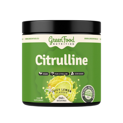 GREENFOOD NUTRITION Citrulline, juicy lemon 240 g