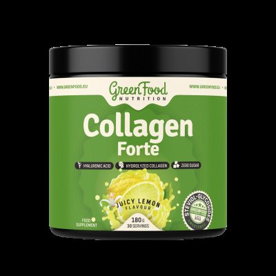 GREENFOOD NUTRITION Collagen Forte, juicy lemon 180 g