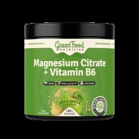 GREENFOOD NUTRITION Magnesium Citrate +Vitamin B6 šťavnaté jablko 150 g