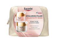 EUCERIN Vánoční taštička Hyaluron-Filler + Elasticity Denní krém Rosé + Noční krém