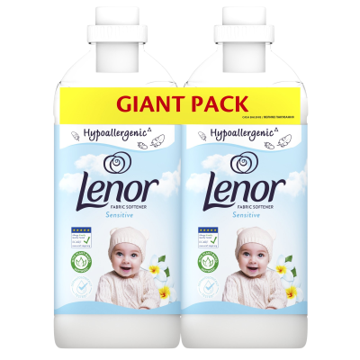 LENOR Sensitive 128 praní, 2 x 1.6 l