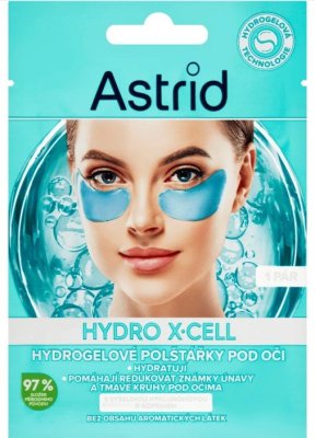 ASTRID Hydro X-Cell Hydrogelové polštářky pod oči 2 ks