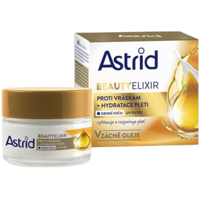 ASTRID Beauty elixir Hydratační denní krém proti vráskám s UV filtry 50 ml