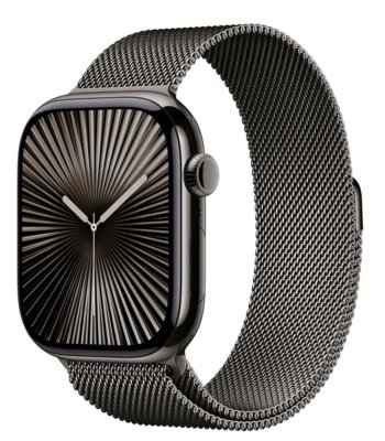 APPLE Watch Series 10 GPS + Cellular 42mm Slate Titanium Case with Slate Milanese Loop