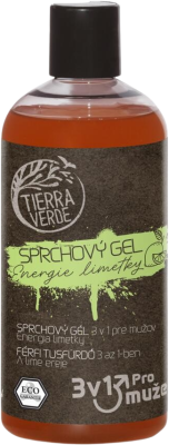 TIERRA VERDE Sprchový gel 3 v 1 pro muže Energie limetky 500 ml