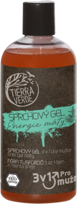 TIERRA VERDE Sprchový gel 3 v 1 pro muže Energie máty 500 ml