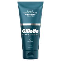 GILLETTE Intimate přípravek na holení třísel a mycí emulze 177 ml