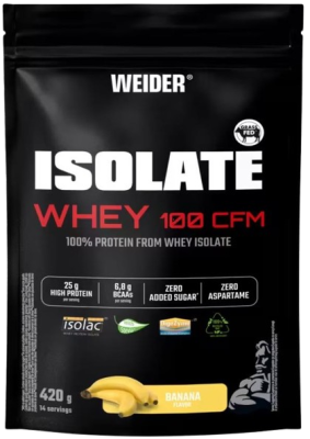 WEIDER Protein Isolate Whey 100 CFM - banán 420 g