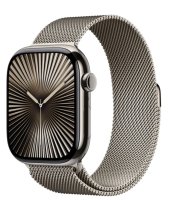 APPLE Watch Series 10 GPS + Cellular 46mm Natural Titanium Case with Natural Milanese Loop - M/L