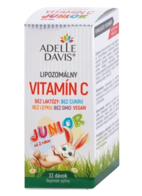 ADELLE DAVIS Lipozomální Vitamín C JUNIOR 100 ml