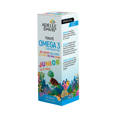 ADELLE DAVIS Omega 3 z mořských řas Junior 50 ml