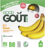 GOOD GOÛT BIO Banán 4 x 85 g