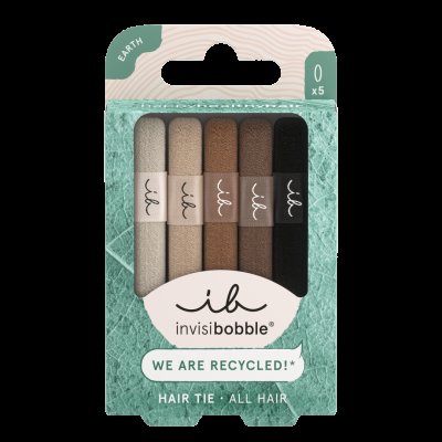 INVISIBOBBLE gumičky Hair Tie Mocha 5 ks