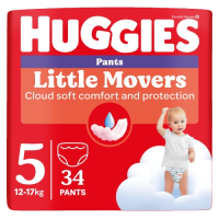 HUGGIES Little Movers Pants 5 34 ks