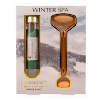 ACCENTRA Set koupelový  winter spa v dárkovém balení, dřevěný masážní váleček