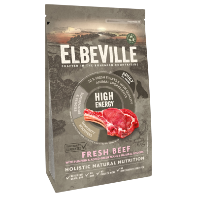 ELBEVILLE High Energy Fresh Beef, Granule pro psy 1.4 g