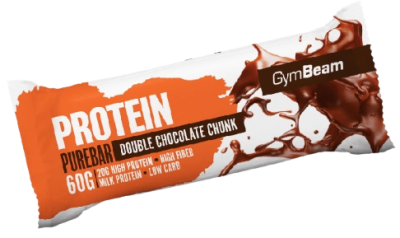 GYMBEAM Protein PureBar double chocolate chunk 60 g