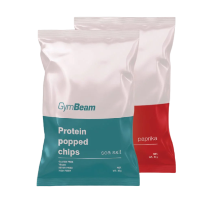 GYMBEAM Proteinové chipsy chilli and lime 40 g