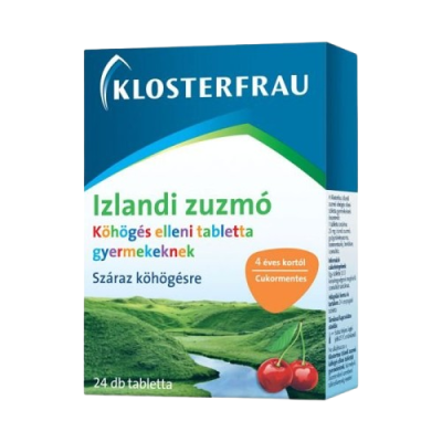 KLOSTERFRAU Tablety proti kašli z islandského lišejníku pro děti 24 ks