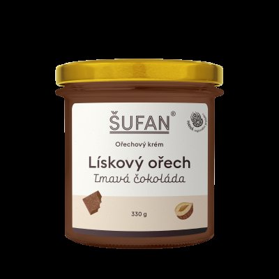 ŠUFAN Lískový ořech s tmavou čokoládou 330 g