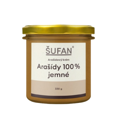 ŠUFAN Arašídové máslo 100% jemné 330 g