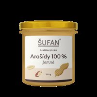 ŠUFAN Arašídové máslo 100% jemné 330 g
