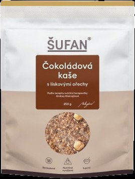 ŠUFAN Čokoládová kaše s lískovými ořechy 250 g