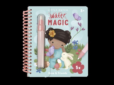 LITTLE DUTCH Kniha kouzlení s vodou Rosa & Friends