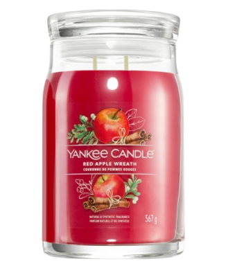 YANKEE CANDLE Signature Red Apple Wreath Vonná svíčka 567 g