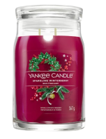 YANKEE CANDLE Signature Sparkling Winterberry Vonná svíčka 567 g