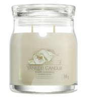 YANKEE CANDLE Signature Warm Cashmere Vonná svíčka 368 g