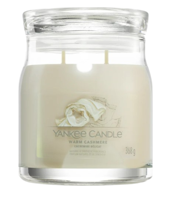 YANKEE CANDLE Signature Warm Cashmere Vonná svíčka 368 g