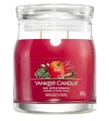 YANKEE CANDLE Signature Red Apple Wreath Vonná svíčka 368 g